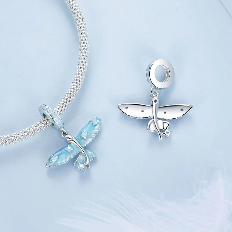(image pour) PANDORA Style Flying Fish Pendent - BSC967 - Afficher 4