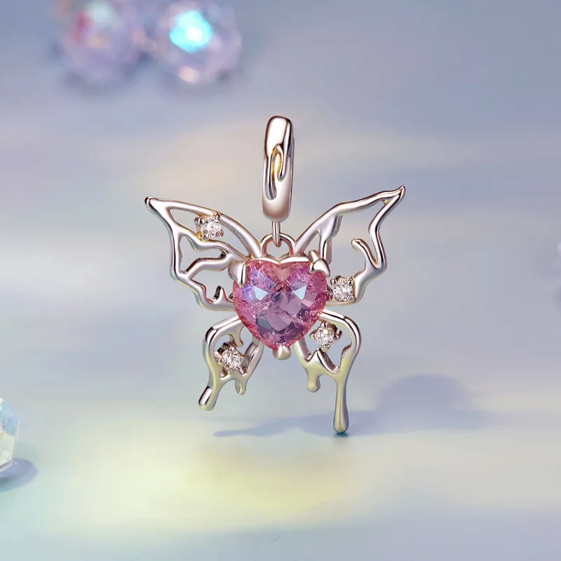 (image pour) PANDORA Style Papillon Sanglant Pendentif - SCC2696 - Afficher 2