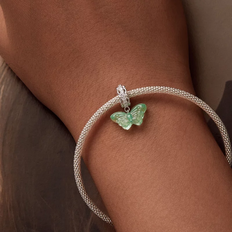 (image pour) PANDORA Style Papillon Vert Suspendu - SCC2712 - Afficher 7