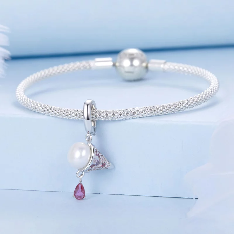 (image pour) PANDORA Style Perle Naturelle Crème Glacée Pendentif - BSC962 - Afficher 3