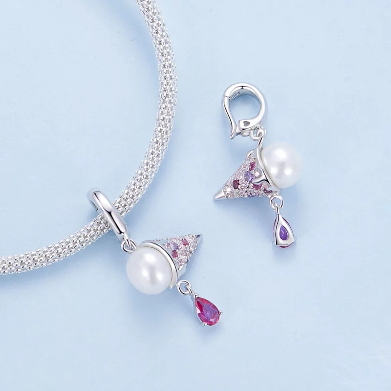 (image pour) PANDORA Style Perle Naturelle Crème Glacée Pendentif - BSC962 - Afficher 4