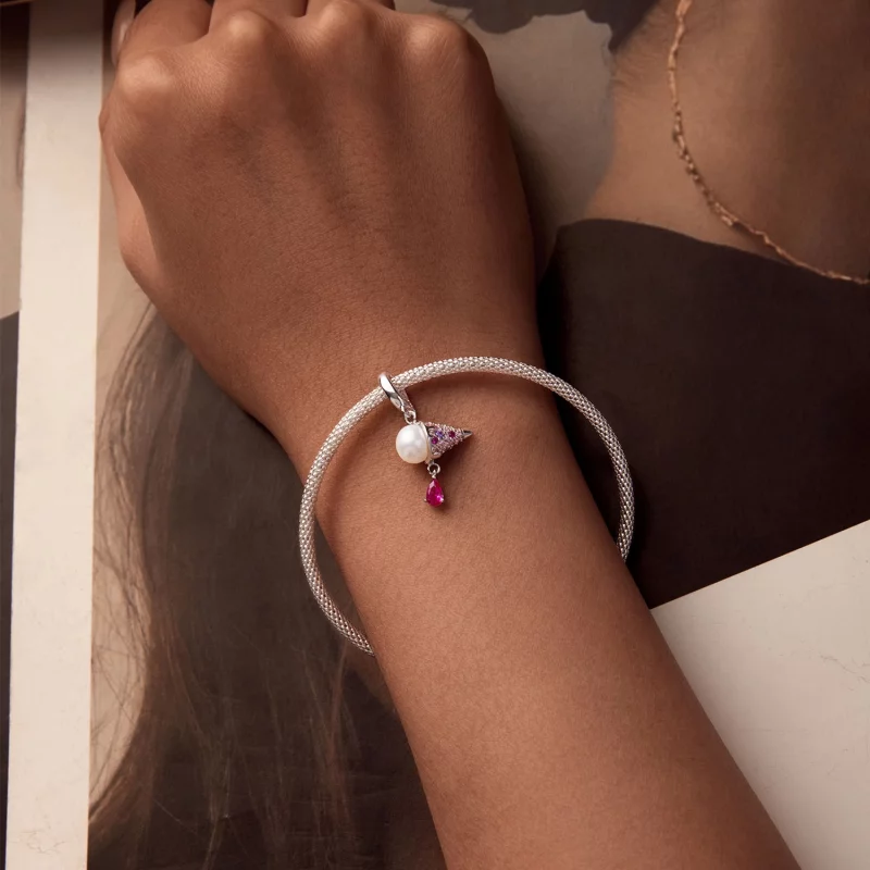 (image pour) PANDORA Style Perle Naturelle Crème Glacée Pendentif - BSC962 - Afficher 5