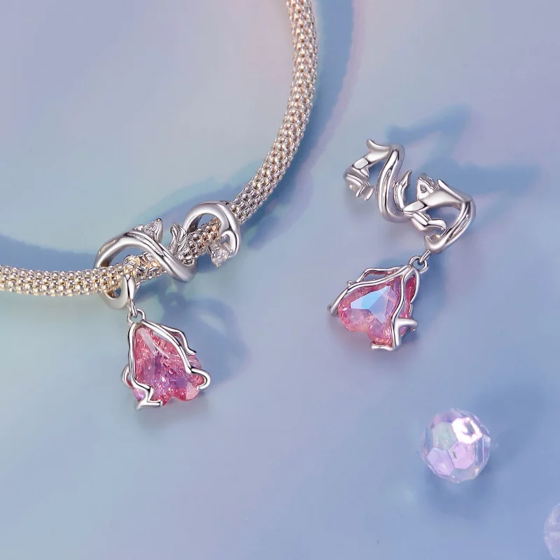 (image pour) PANDORA Style Rose Fané Pendentif Suspendu - SCC2697 - Afficher 4