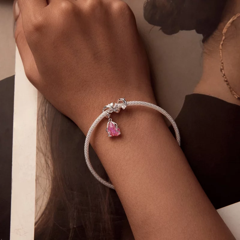 (image pour) PANDORA Style Rose Fané Pendentif Suspendu - SCC2697 - Afficher 5