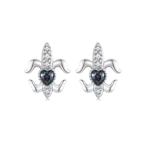 (image pour) PANDORA Style Vintage Iris Stud Earrings - BSE968