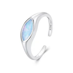 Bague chevalière œil du diable ouverte style PANDORA - BSR523-E (image pour) Bague chevalière œil du diable ouverte style PANDORA - BSR523-E