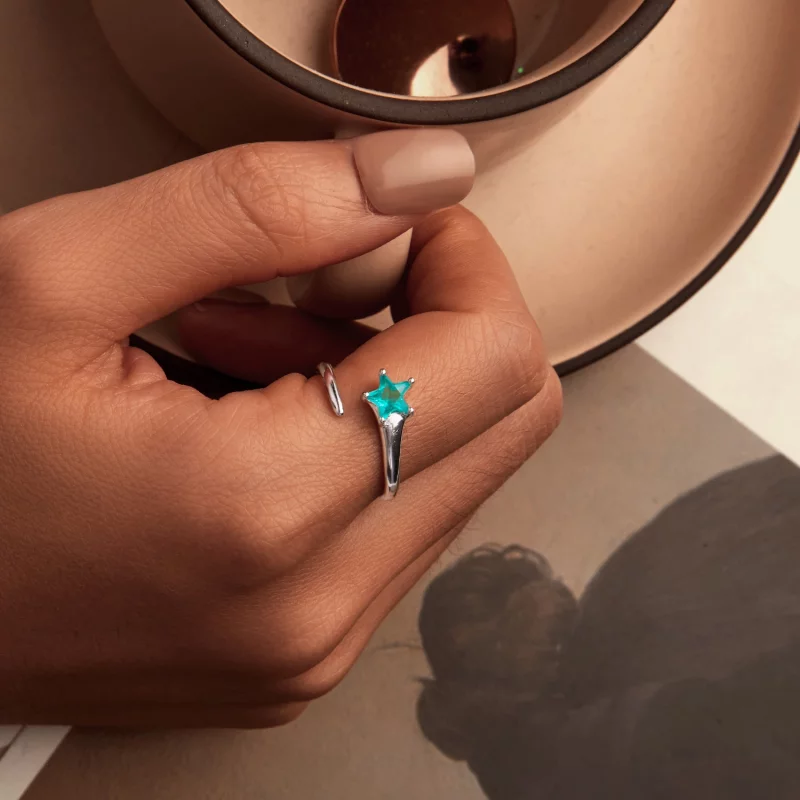 (image pour) Bague ouverte météore style PANDORA - BSR535-E - Afficher 4