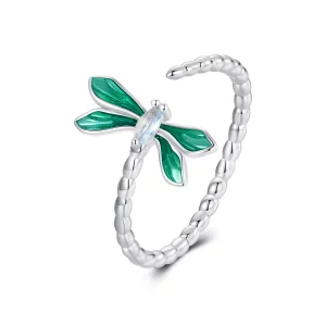 (image pour) Bague Ouverte Style PANDORA Libellule - BSR537-E