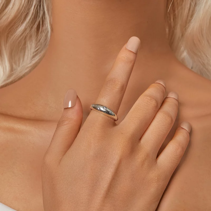 (image pour) Bague ouverte étoile style PANDORA - BSR547-E - Afficher 6