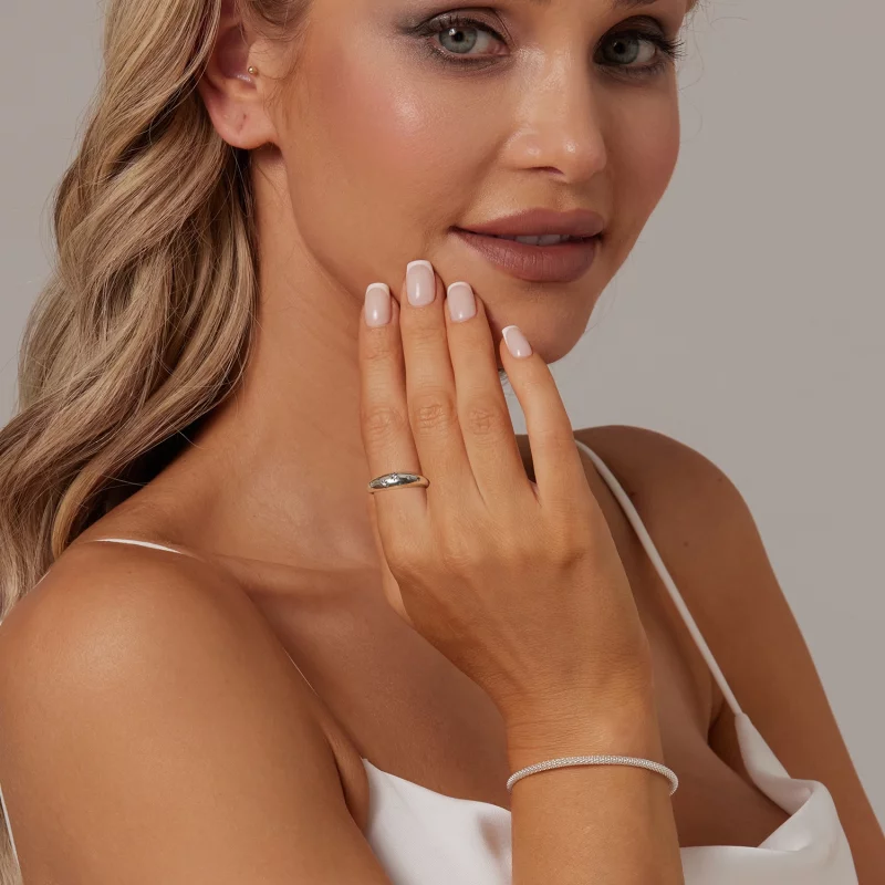 (image pour) Bague ouverte étoile style PANDORA - BSR547-E - Afficher 7