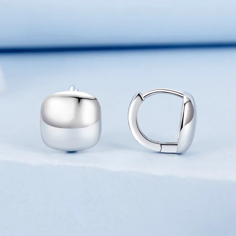 (image pour) Boucles d'oreilles carrées style PANDORA - BSE973 - Afficher 2