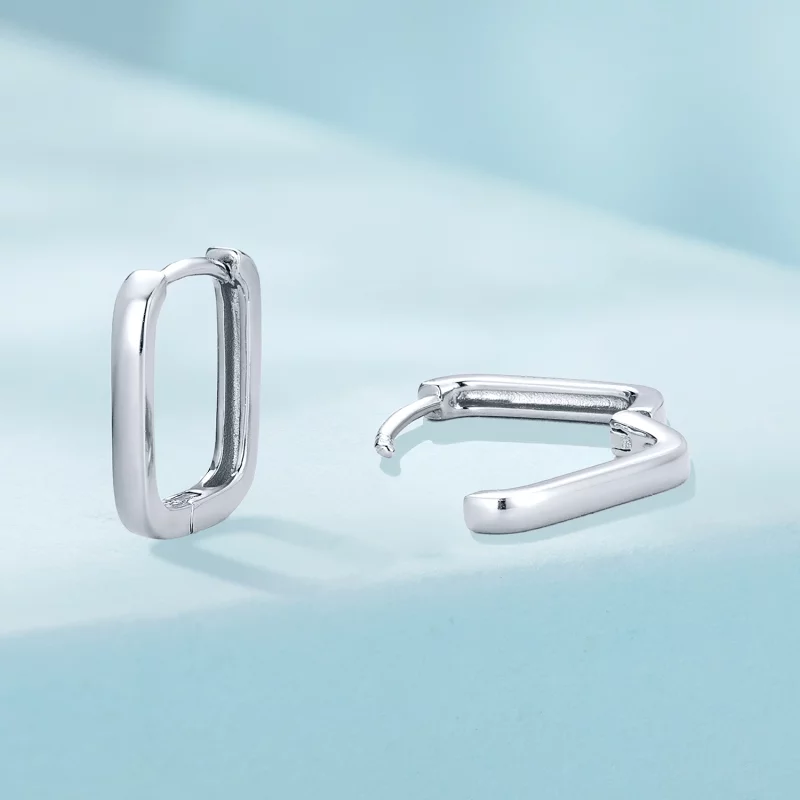 (image pour) Boucles d'oreilles carrées style PANDORA - SCE1735 - Afficher 2