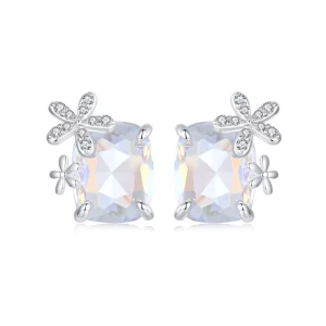 (image pour) Boucles d'Oreilles Fantaisie Fleur Principale Style PANDORA - SCE1724