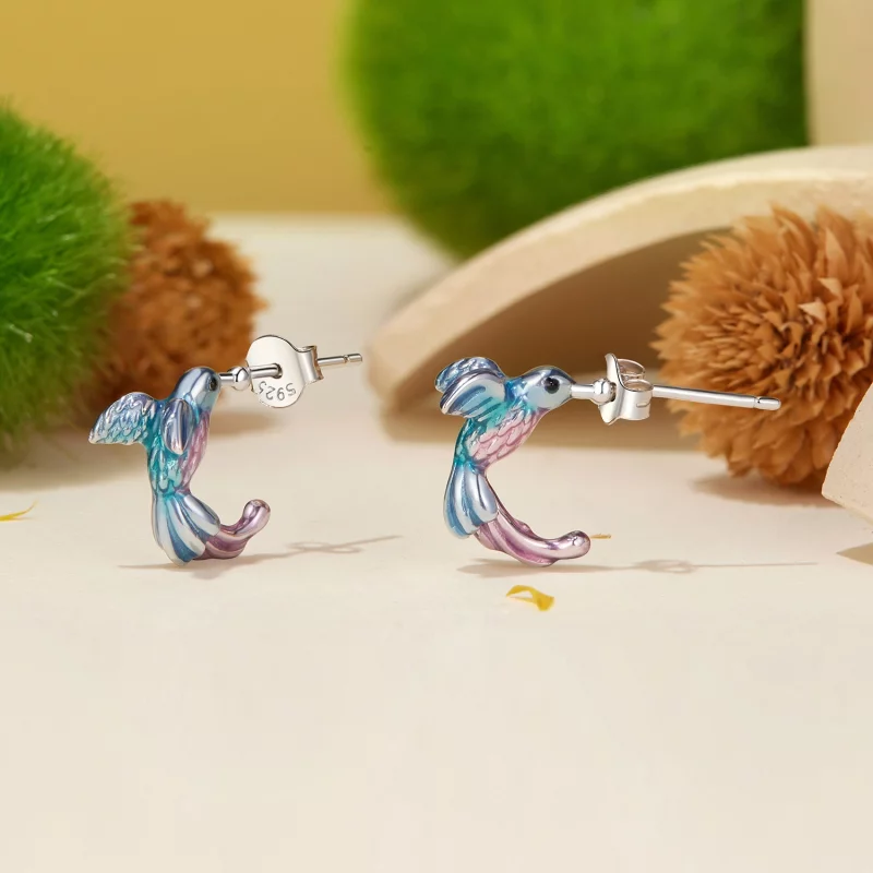 (image pour) Boucles d'oreilles PANDORA Style Martin-pêcheur - BSE997 - Afficher 2