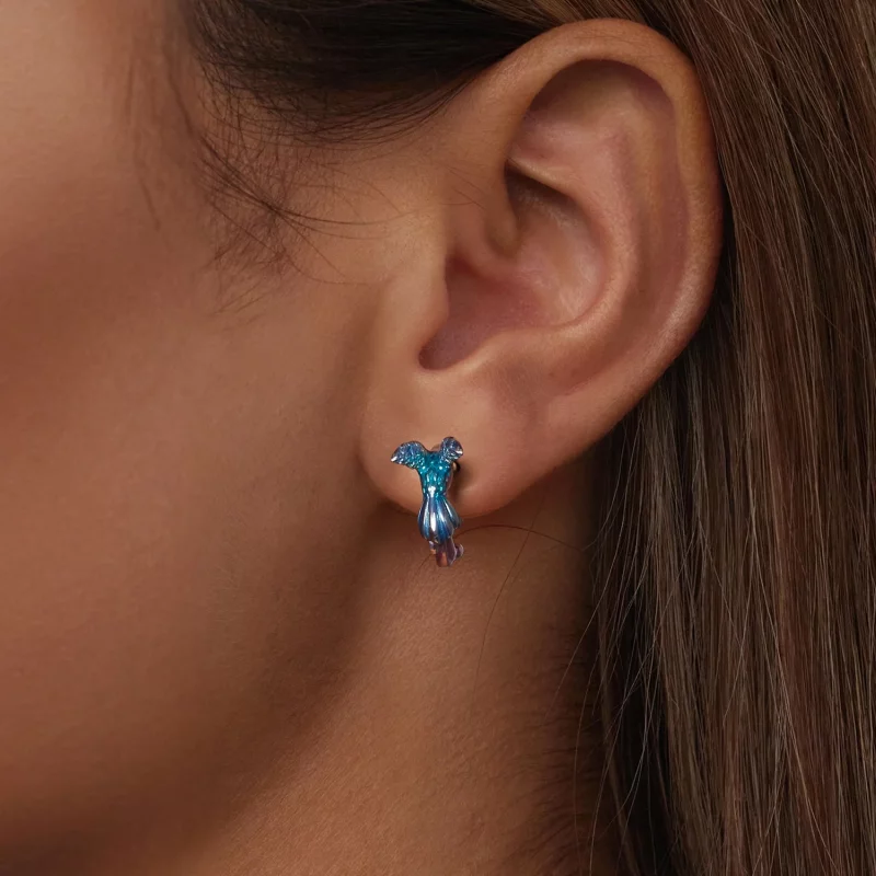 (image pour) Boucles d'oreilles PANDORA Style Martin-pêcheur - BSE997 - Afficher 6