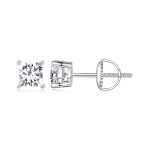 (image pour) Boucles d'oreilles Princesse Moissanite Style PANDORA (Deux Certificats) - MSE047-L