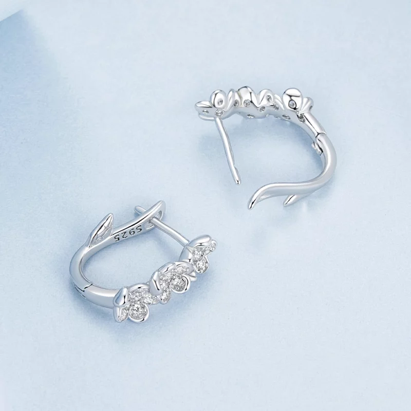 (image pour) Boucles d'oreilles style PANDORA Fleur - BSE982 - Afficher 4