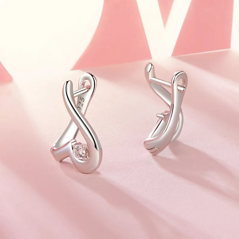 (image pour) Boucles d'oreilles style PANDORA Love - BSE970 - Afficher 2