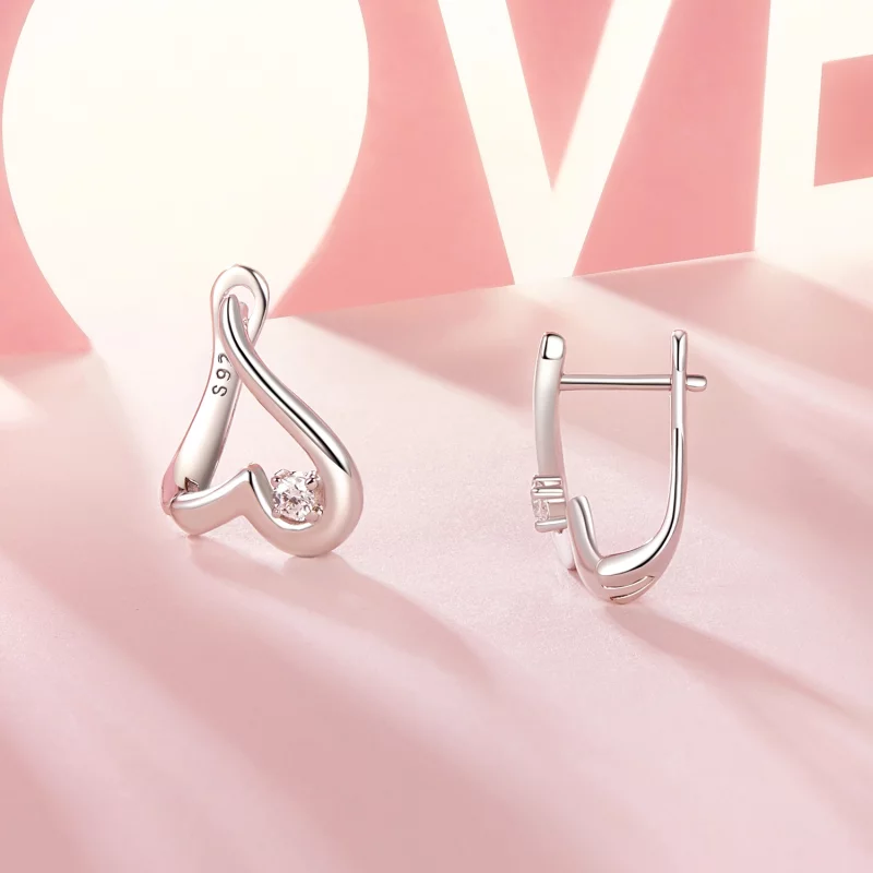 (image pour) Boucles d'oreilles style PANDORA Love - BSE970 - Afficher 4