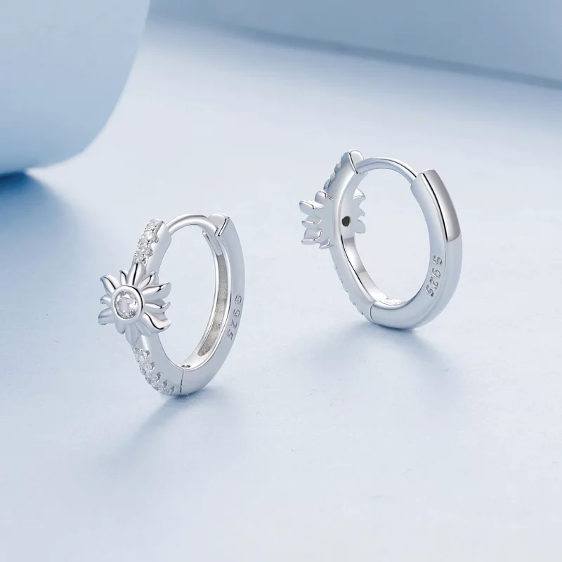 (image pour) Boucles d'oreilles Style PANDORA Soleil - BSE1001 - Afficher 3