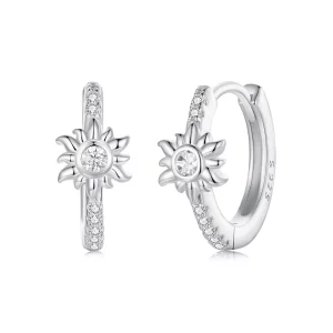(image pour) Boucles d'oreilles Style PANDORA Soleil - BSE1001
