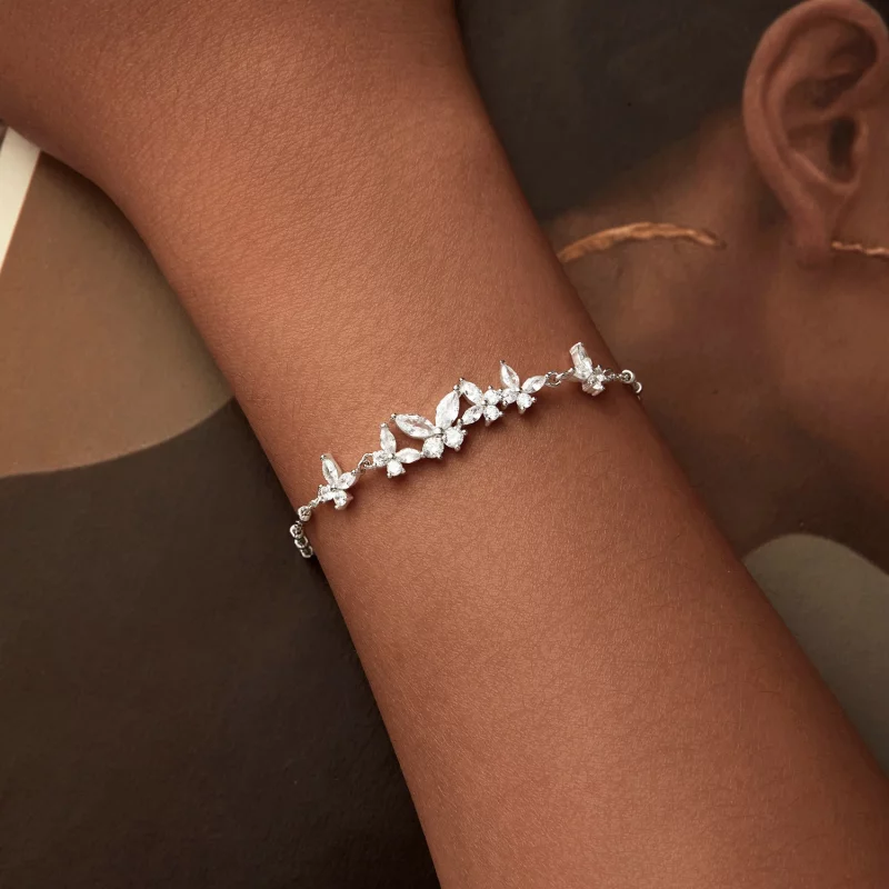 (image pour) Bracelet Style PANDORA Papillon en Vol - BSB162 - Afficher 5