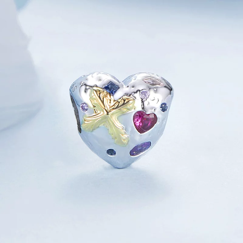 (image pour) Charme Cœur Croix Vintage Style PANDORA - BSC1006 - Afficher 2