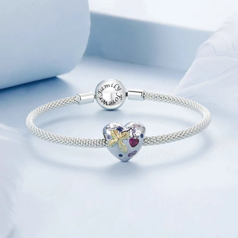 (image pour) Charme Cœur Croix Vintage Style PANDORA - BSC1006 - Afficher 5