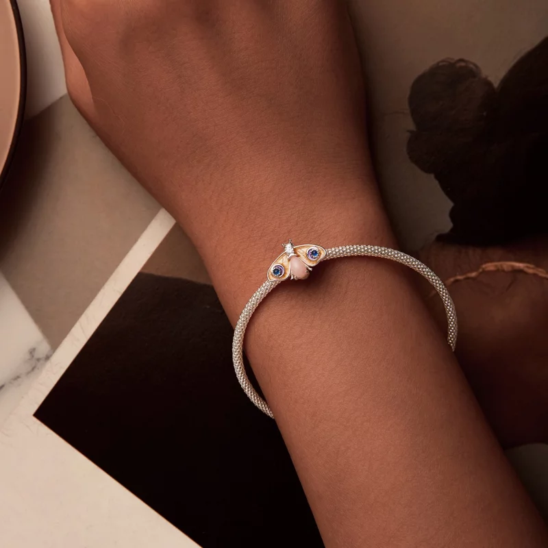 (image pour) Charme Papillon Volant Lumineux Style PANDORA - SCC2733 - Afficher 2