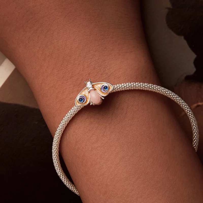 (image pour) Charme Papillon Volant Lumineux Style PANDORA - SCC2733 - Afficher 3