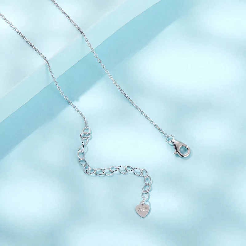 (image pour) Collier Clé Cœur Vigne Papillon Style PANDORA - SCN518 - Afficher 4