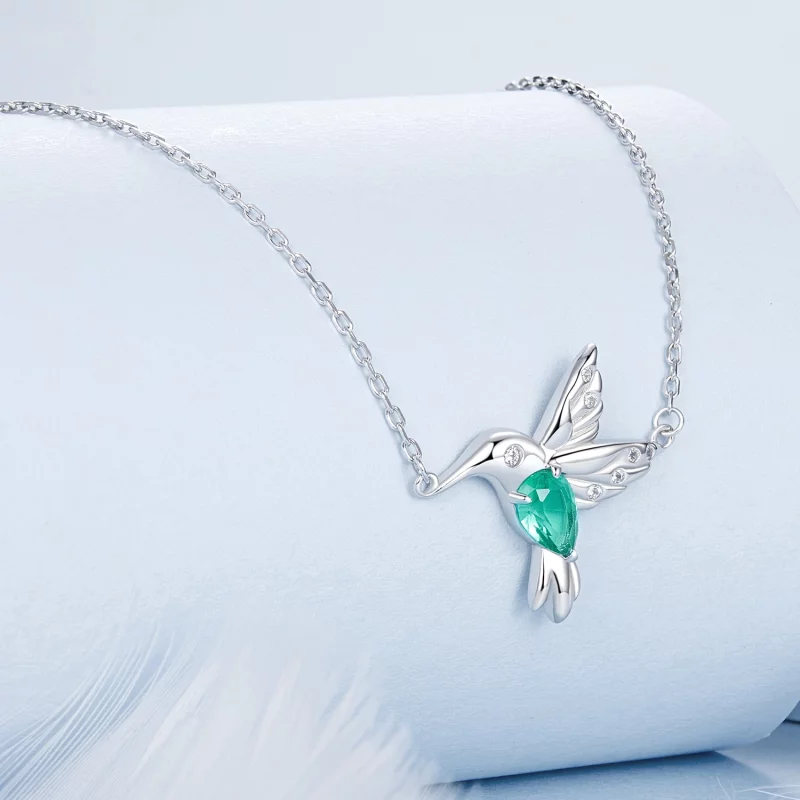 (image pour) Collier Colibri Style PANDORA - BSN378 - Afficher 2