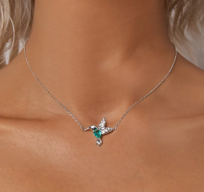 (image pour) Collier Colibri Style PANDORA - BSN378 - Afficher 5