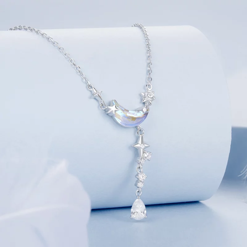 (image pour) Collier Galaxie Moonset Style PANDORA - BSN380 - Afficher 2