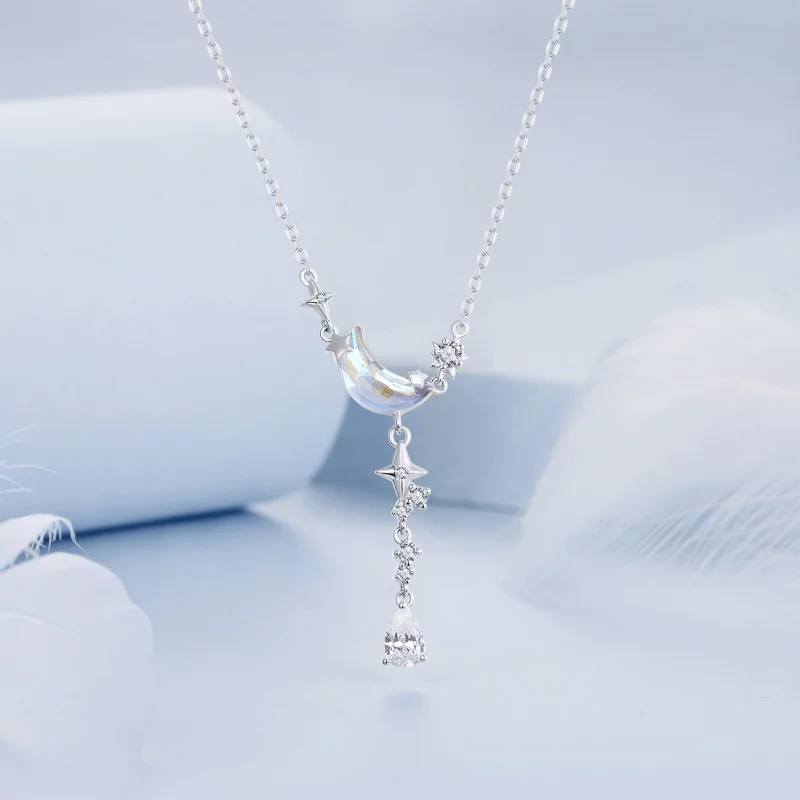(image pour) Collier Galaxie Moonset Style PANDORA - BSN380 - Afficher 3