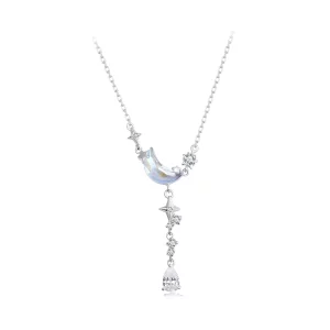 Collier Galaxie Moonset Style PANDORA - BSN380 (image pour) Collier Galaxie Moonset Style PANDORA - BSN380