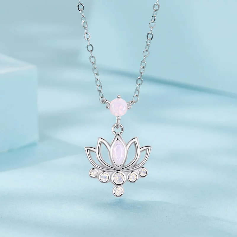 (image pour) Collier Style Lotus PANDORA - SCN520 - Afficher 3
