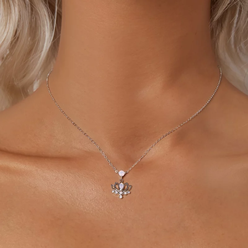(image pour) Collier Style Lotus PANDORA - SCN520 - Afficher 5