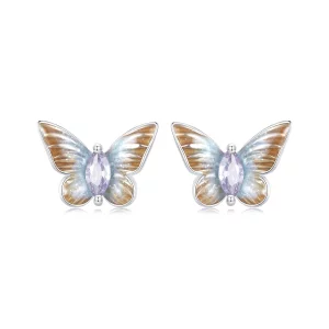 (image pour) PANDORA Style Boucles d'oreilles à clou Papillon Gracieux - BSE993