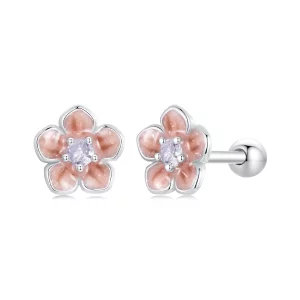 (image pour) PANDORA Style Boucles d'oreilles Romantiques Fleur de Cerisier - BSE992