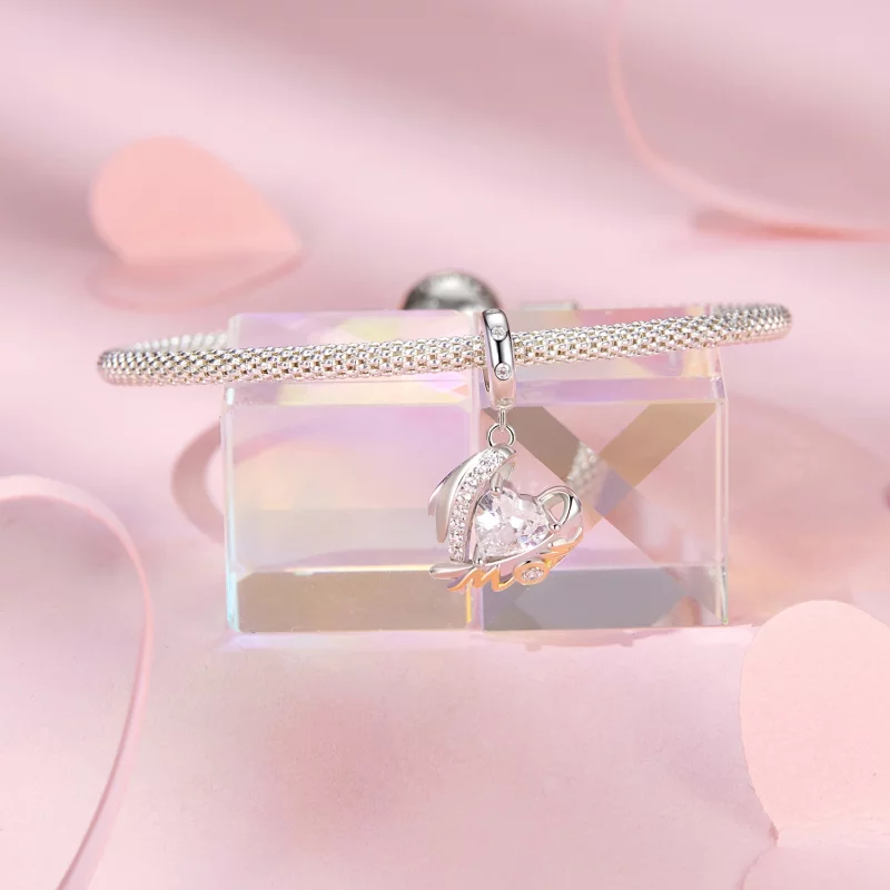 (image pour) PANDORA Style Collier Ailes d'Amour pour la Fête des Mères - BSC1001 - Afficher 3