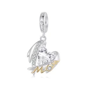 (image pour) PANDORA Style Collier Ailes d'Amour pour la Fête des Mères - BSC1001