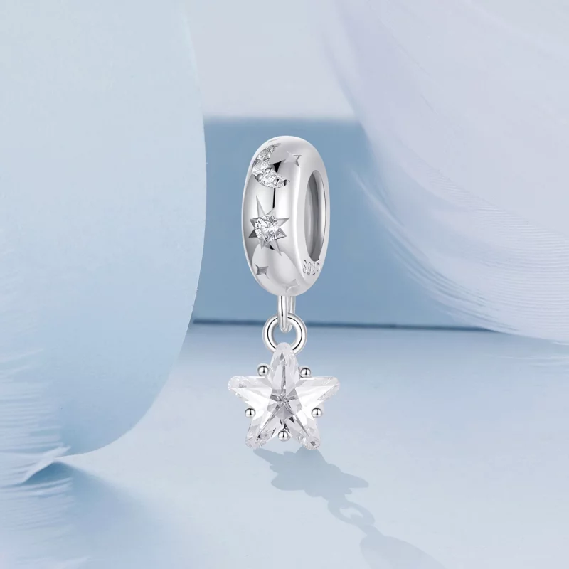 (image pour) PANDORA Style Entretoir en Silicone Starlight Pendant - BSC984 - Afficher 2