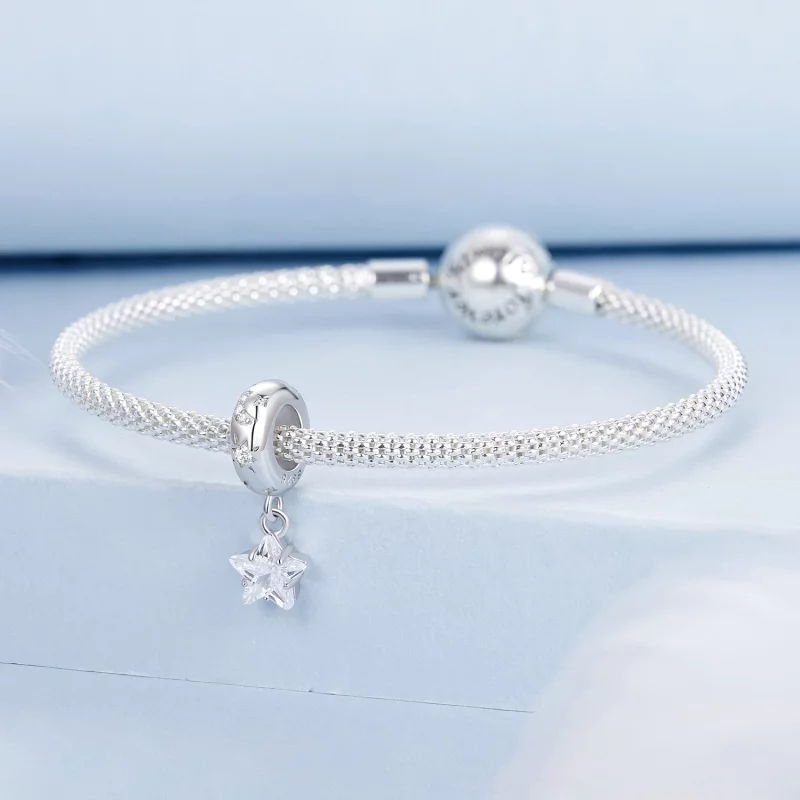(image pour) PANDORA Style Entretoir en Silicone Starlight Pendant - BSC984 - Afficher 3