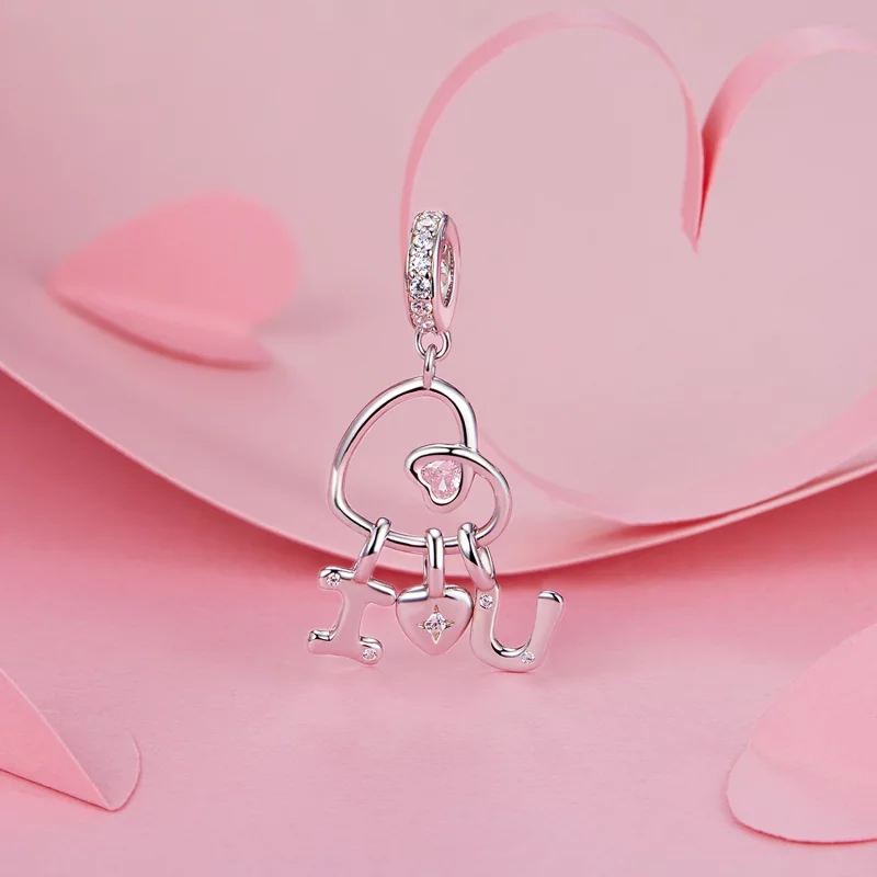 (image pour) PANDORA Style Pendent Cœur Lettre de Saint-Valentin - BSC972 - Afficher 2