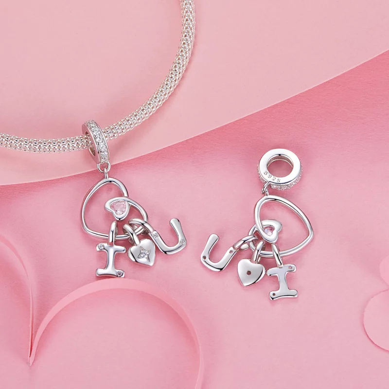(image pour) PANDORA Style Pendent Cœur Lettre de Saint-Valentin - BSC972 - Afficher 4