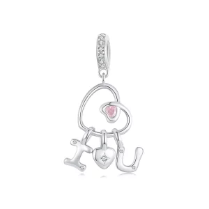 (image pour) PANDORA Style Pendent Cœur Lettre de Saint-Valentin - BSC972