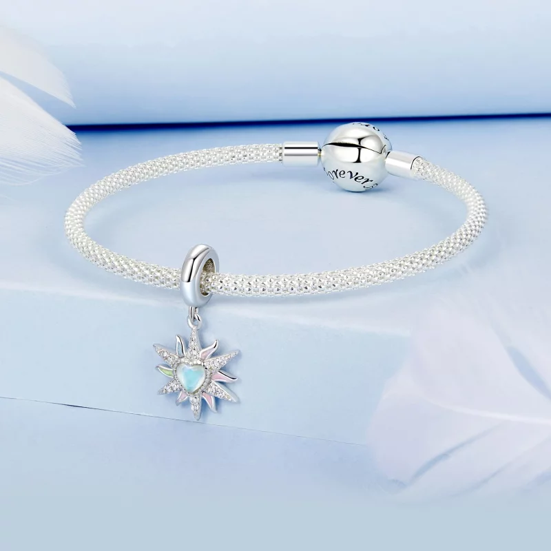 (image pour) PANDORA Style Pendentif Coloré Soleil Suspendu - BSC976 - Afficher 3