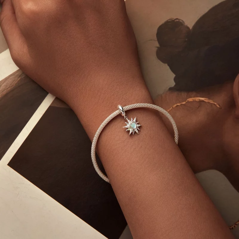 (image pour) PANDORA Style Pendentif Coloré Soleil Suspendu - BSC976 - Afficher 6