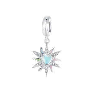 (image pour) PANDORA Style Pendentif Coloré Soleil Suspendu - BSC976